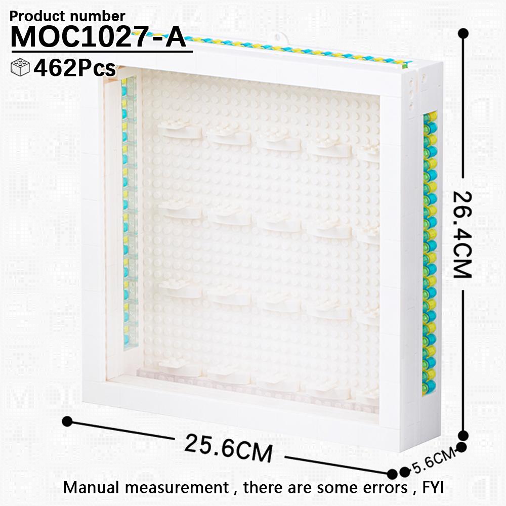 MOC Stand Movie Anime Military Action Figure Display Stands Box Blocks Compatible 75257 05007 75105 High-Speed Championed Block Bricks Toys Playsets