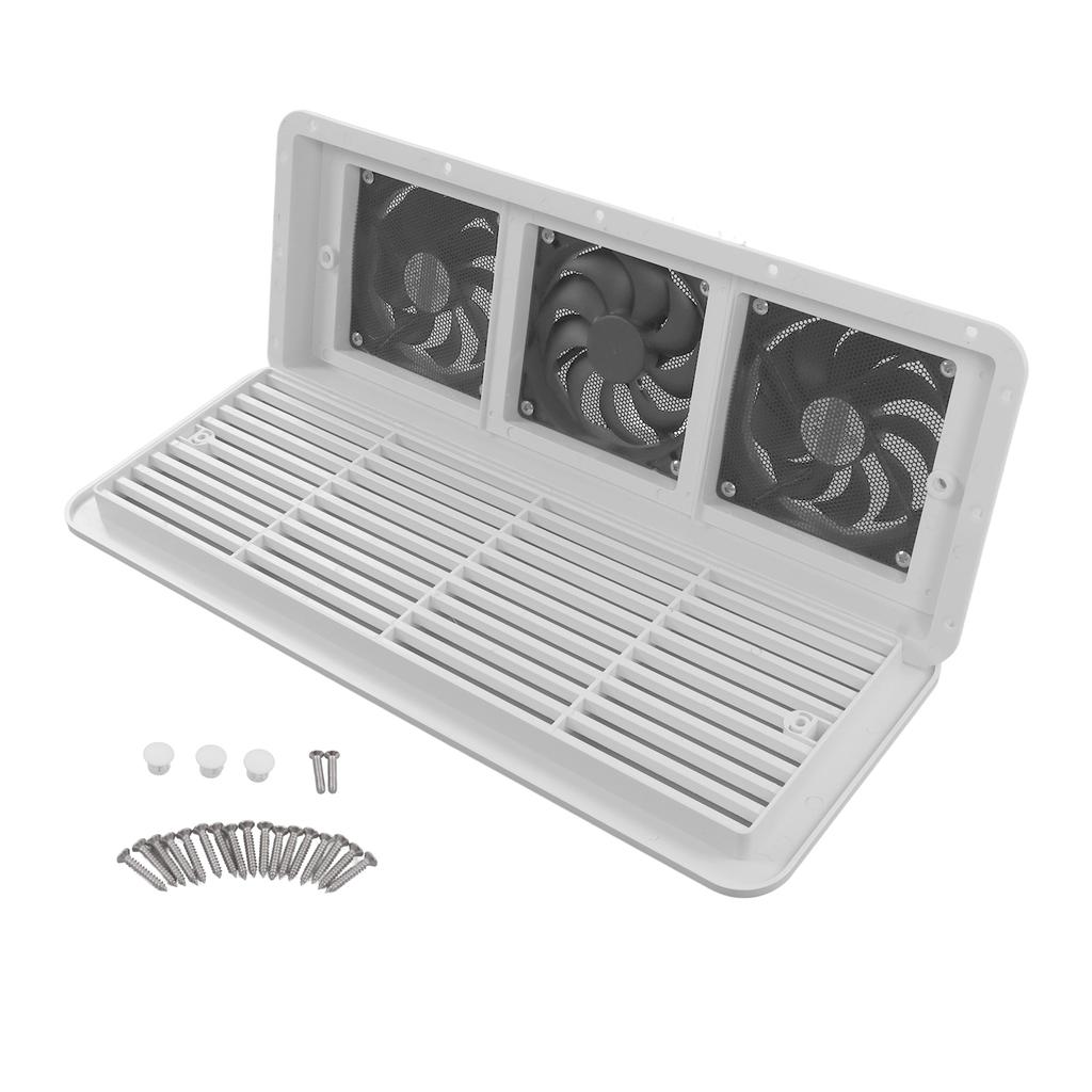 RV Ventilation Fan 480x185mm Strong Wind Low Noise Air Inlet Outlet Exhaust Fan with Filter Net