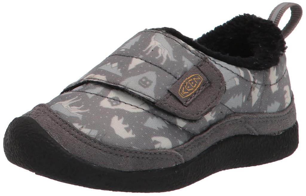 KEEN HOWSER LOW WRAP Sneakers (Sizes 11.5-23.5cm) (Previous Model) Hauser Low Wrap Kids' Steel Grey/Star White, Size 11.5cm