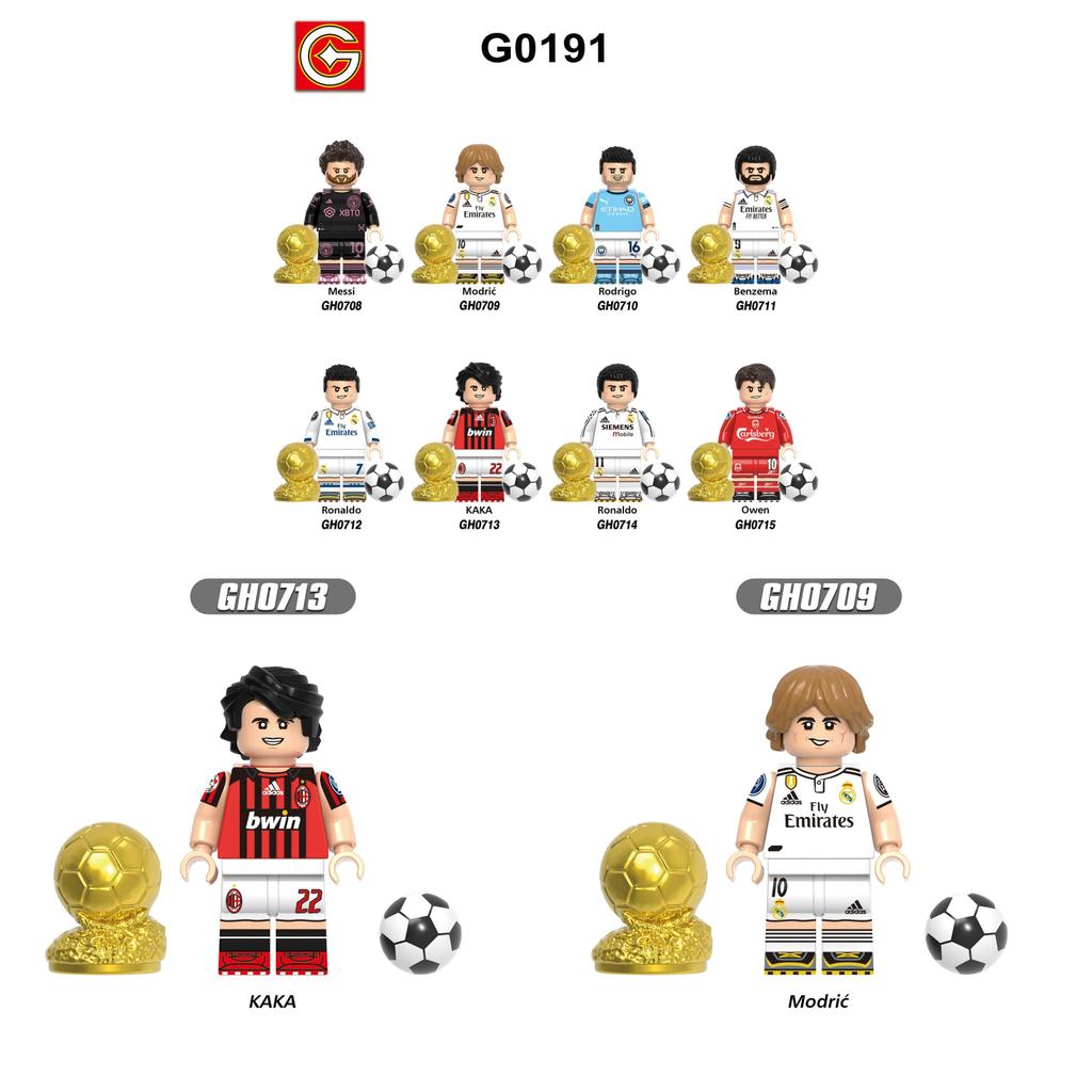 Global Football Cup Kids Building Blocks Set With Plastic Abs For Children Play