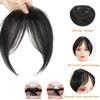 Eight Character Bangs Hair Clip Women's Top Hair Replacement Fluffy Seamless Bangs Hair Clip Women Girl Wig False Hair Piece