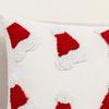 Holiday Cheer Pillow Case Winter Home Decoration Soft Cotton Fabric Cushion Case Christmas Home Sofa Enhancements