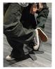 Men's Casual Distressed White Leather Shoes - Lightweight, Soft Sole, Versatile Fashion Sneakers X511