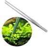 3 in 1 Stainless Steel Aquarium Tank Aquatic Plant Tweezers Scissors Tool Set for Fish Tank Plants