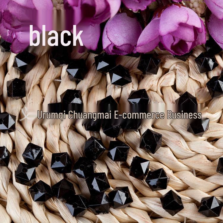 14mm Four-Sided Acrylic Square Beads for DIY Tissue Box Crafting