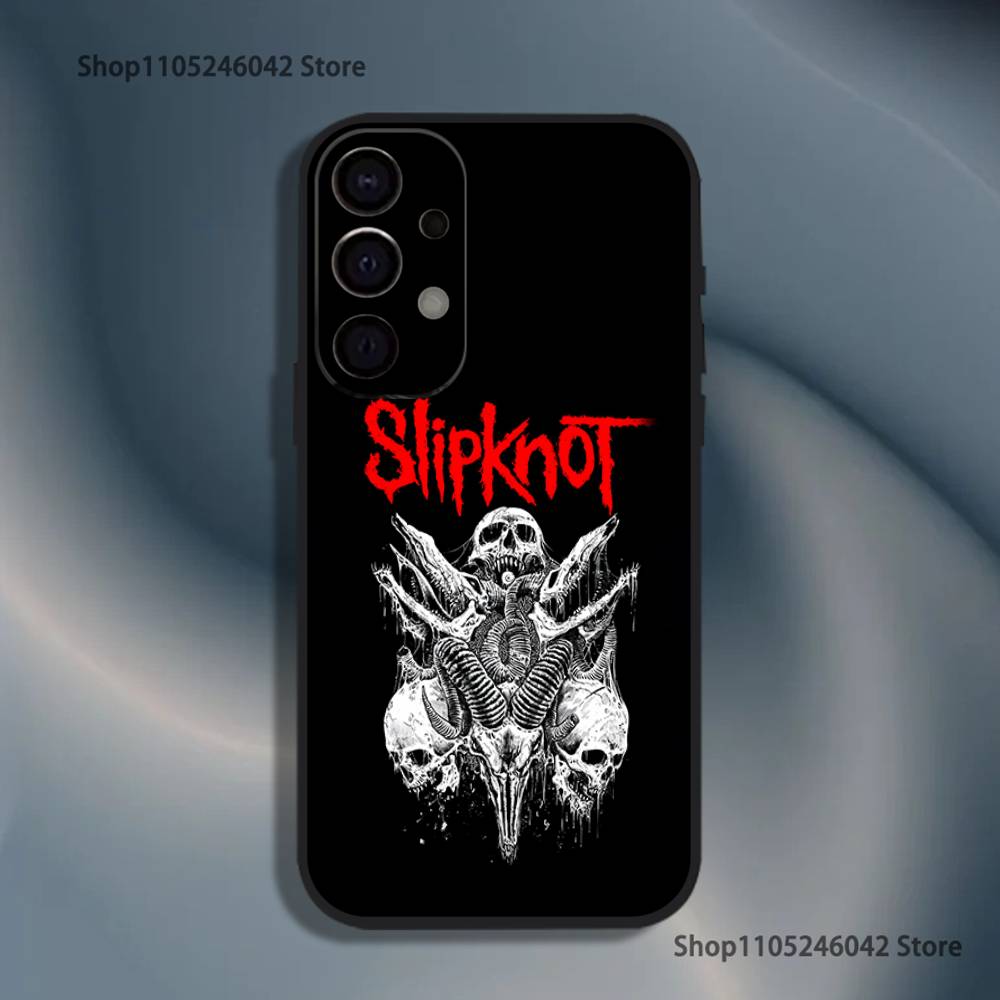 Band S-SlipknotS Psychosocial Phone Case For Samsung S25,S24,S21,S22,S23,S30,Ultra,S20,Plus,Fe,Lite,5G Black Cover