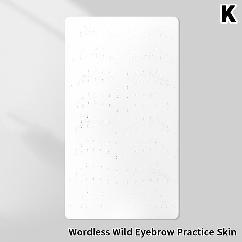 

Beginner Semi-Permanent Wild Line Eyebrow Tattoo Practice Skin with Silicone Embroidery Tool for Training And Simulation