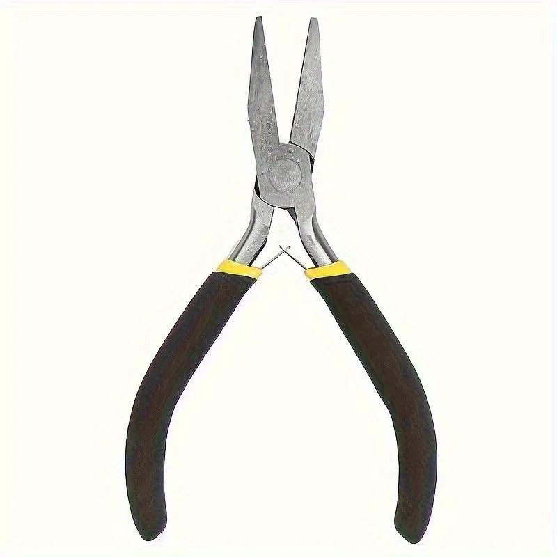 8Pcs Mini Pliers Set Long Nose with Teeth Flat Jaw Round Curved Needle Diagonal Nose Wire End Cutting Cutter Tools.