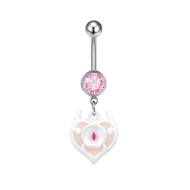 Gaibei Trendy European & American Cat Dolphin Navel Ring Jewelry