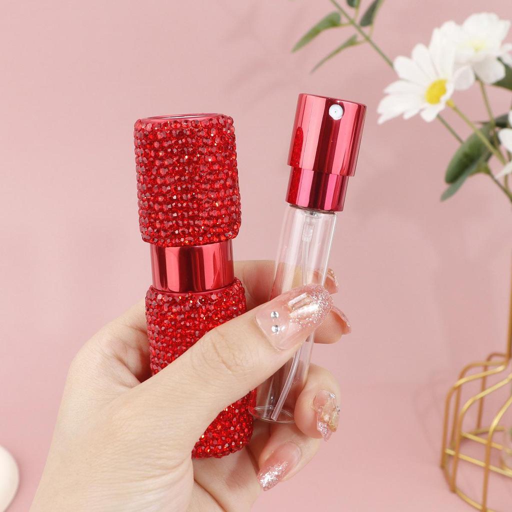 Diamond Silver White Mini 10ml Perfume Spray Bottle