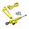 Fiber Carbon Steering Damper Stabilizer Motorcycle For Honda CB600F HORNET CB 600 F 2007-2016 Dampers Mount Bracket Support Kit