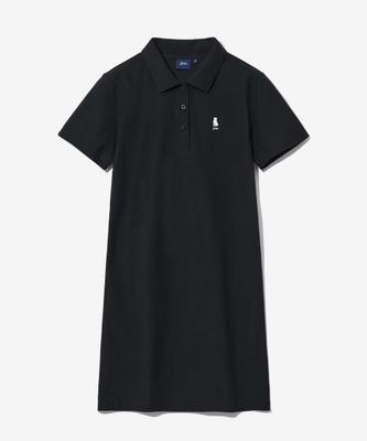 Yale [Cool Material] Women'S Quick Dry Pk Dress_Black