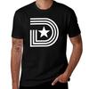 Dtown White Star Tshirt All Weather Casual Short Sleeve