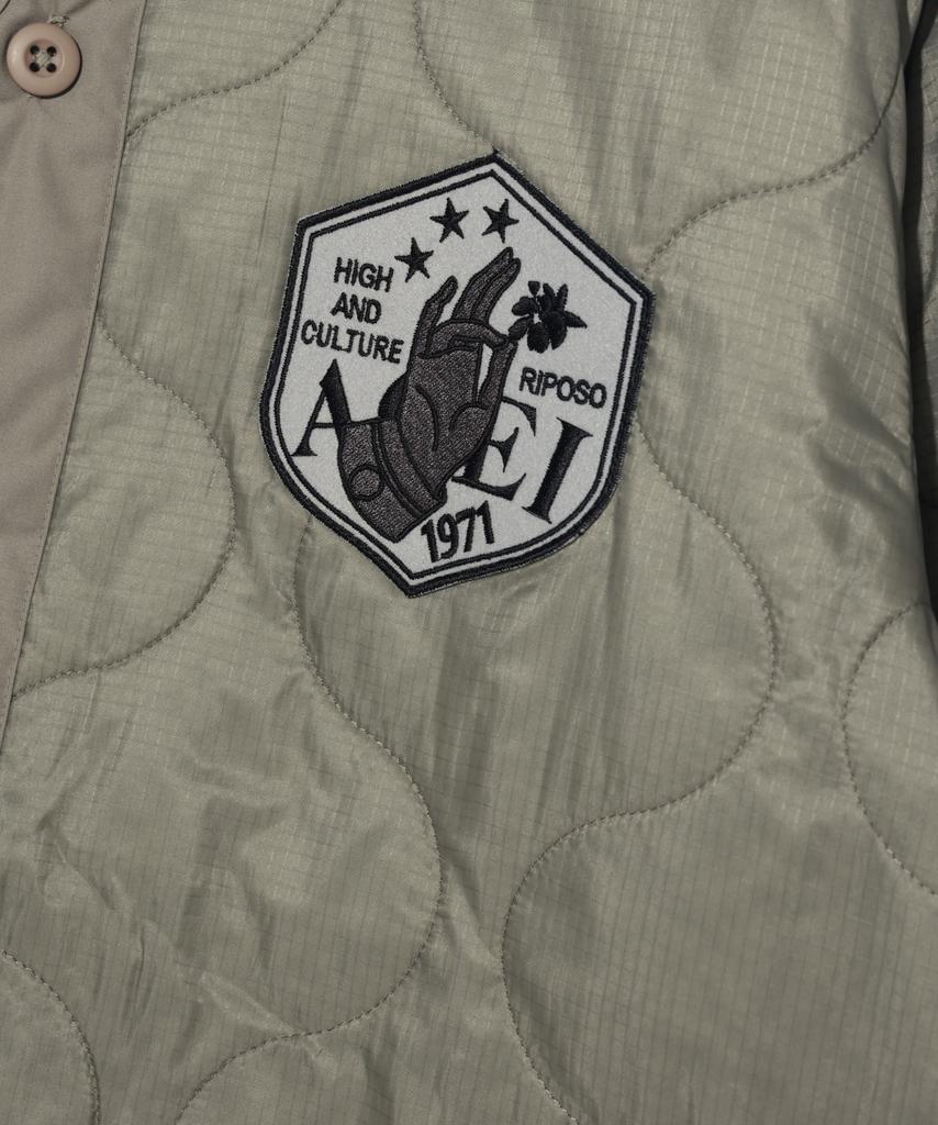Acei Wappen Quilted Living Jacket [Uni] Beige
