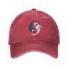 Tui E La Avatar La Leggenda di Aang Cappellino da Baseball Unisex Yin Yang Carpa Denim Usurato Cappelli Cappellino Vintage Outdoor Regalo Cappellino da Sole