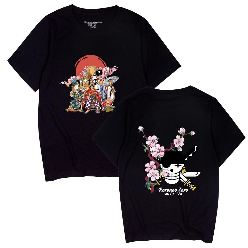 New Summer Fashion for Fans of ONE PIECE Anime Women Men s Casual Graphic Printed Short Sleeve T-shirts XS