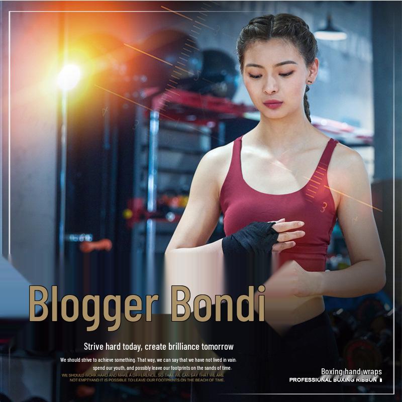 Cotton Elastic Boxing Hand Wraps - Muay Thai Sanda Fighting Wrist Support Sports Bandages