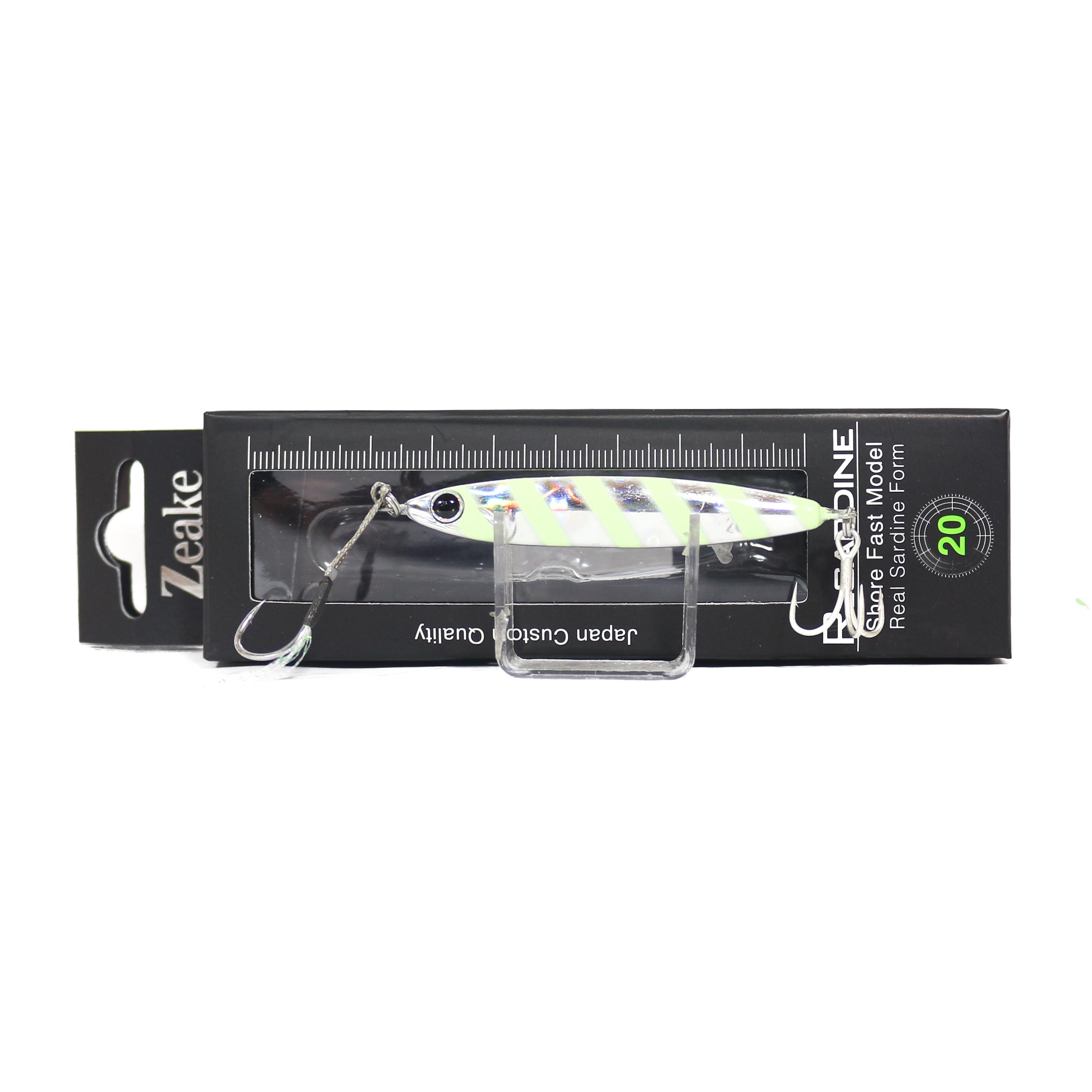 

Zeake Metal Jig R Сардина 20 грамм 008 (0390)