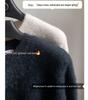 Women's Black Mink Cashmere Pullover Sweater - Soft, Cozy & Oversized for Autumn/Winter