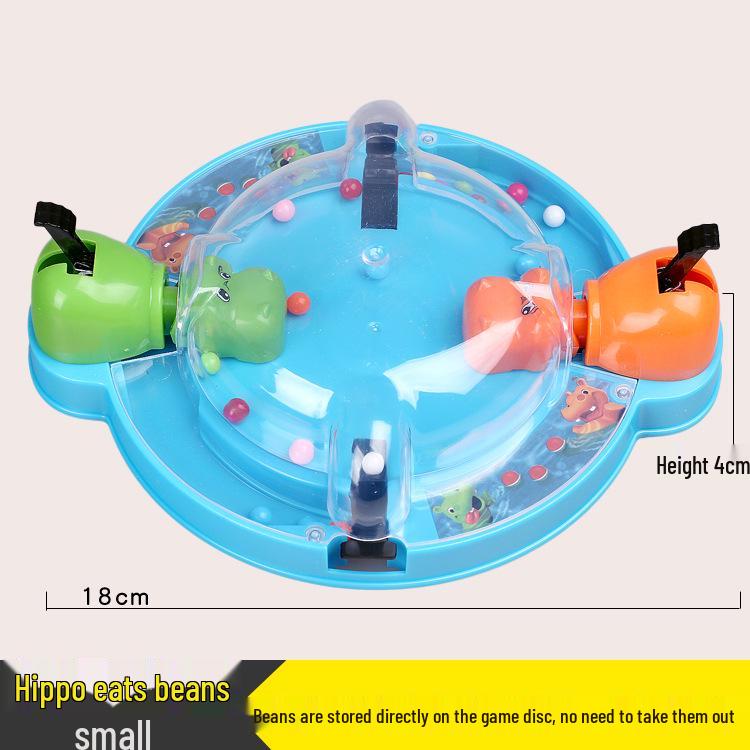 Interactive Hippo Frog Bean-Eating Table Game for Kids & Families