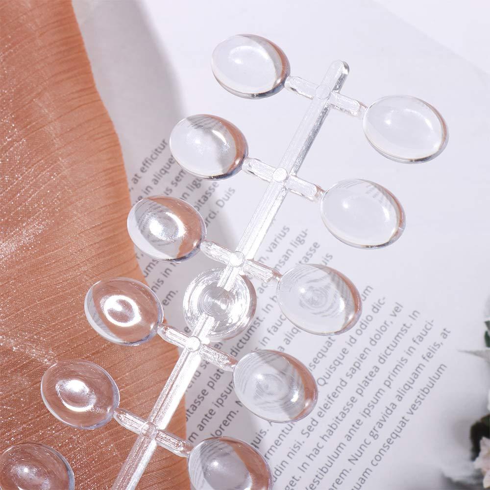 Durable Oval Nail Polish Practice Heart Shape Acrylic Nail Tools Color Showing Shelf Clear Nail Color Card Nail Color Display