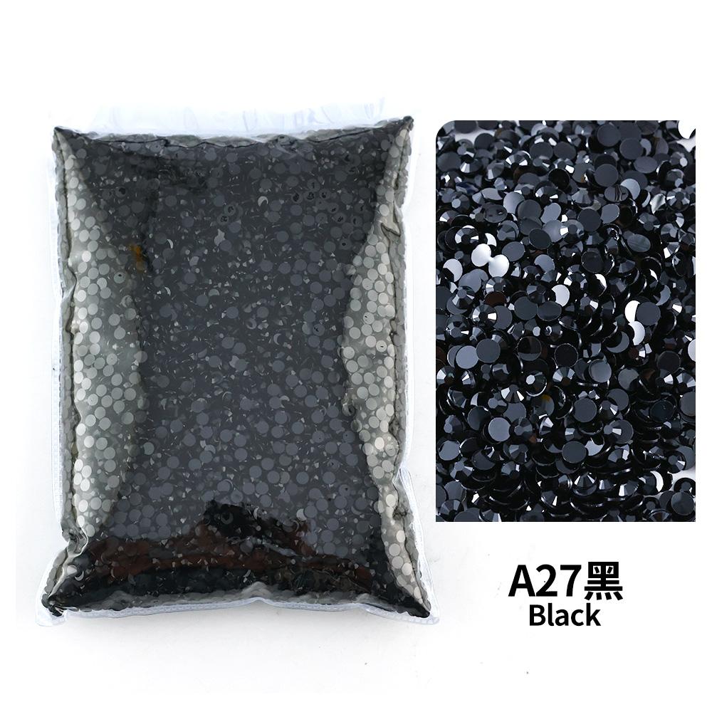 Wholesale Bulk Resin Rhinestone Jelly Color AB transparent AB 2mm,3mm,4mm,5mm,6mm Facets FlatBack Nail Art Garment Decoration