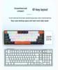 GK101 61-Key Wired Mechanical Keyboard, Red Switch, Full Key Anti-Ghosting, ARGB, Portable for Desktop/Laptop Gaming.