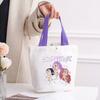 Canvas Bag Kpop Peripheral Cute Portable Cartoon Canvas Bag Student Leisure Shoulder Bag Shopping Bag