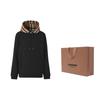 Burberry Hoodie With Check Hood 8045004