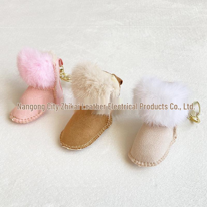 Mini Wollpuppen Schuhe Schlüsselanhänger & Anhänger