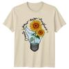 Create Your Own Sunshine Unisexs TShirt Lightbulb Inspirational Birthday