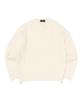 OTHERFITS Cable Henley Neck Round Knit (Ivory)