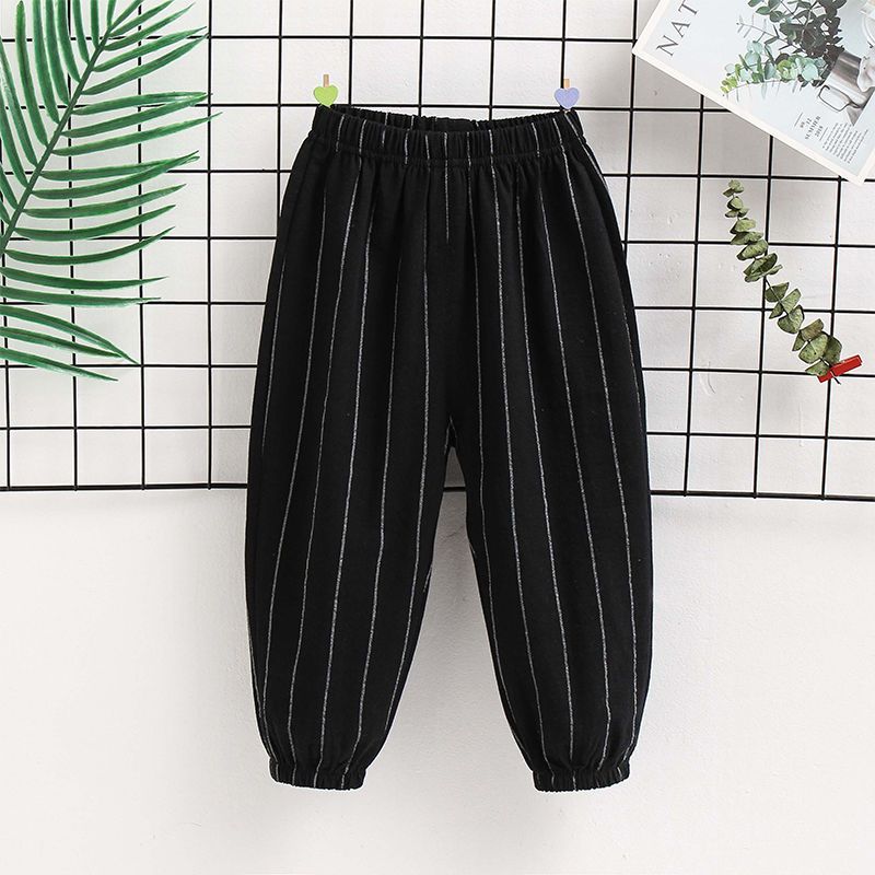 Children's Mosquito Repellent Pants Boys' Summer Thin Cotton Pants Baby's Outer Lantern Pants Girls' Leg Binding Pants