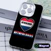 Nederlandse Vlag Wit Transparante MagSafe Mobiele Telefoonhoes voor iPhone 17 16 15 14 13 12 11 X XR XS Air Pro Max Plus Cover