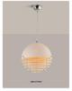 Retro Sunset Orange Pendant Light for Warm Bedrooms, Dining Rooms, and Tea Shops