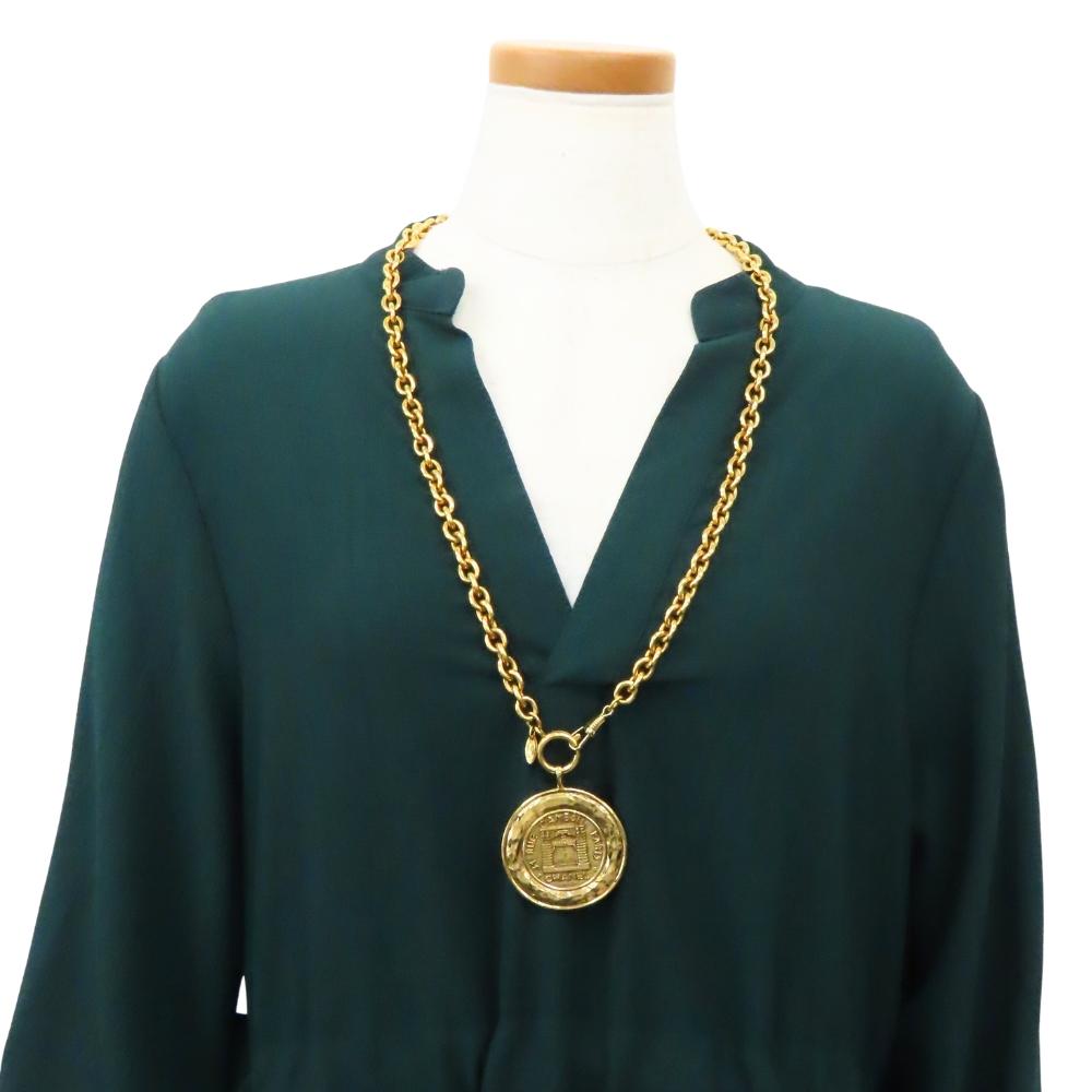 Used CHANEL Necklace Cambon Line 31 RUE CAMBON Metal 132g Gold Plating