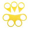 20PCS Loose Wheel Lug Nut Indicators High Visibility Yellow 33MM Wheel Lug Nut Visual Warning Arrows for Trucks