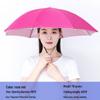 Large Rainbow Sun Hat Umbrella for Street Stalls and Fishing