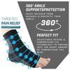 1Pair Ankle Brace Compression Support Sleeve,Medical Ankle Compression Socks for Plantar Fasciitis,Ankle Swelling,Arch Support