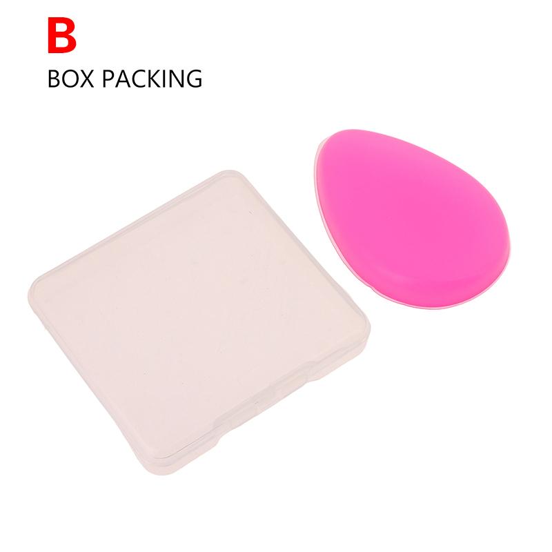 Soft Silicone Gel Powder Puff Sponge For Cosmetic Face Foundation Bb Cream No Powder Eating Powder Cosmetic Puff Makeup Tools