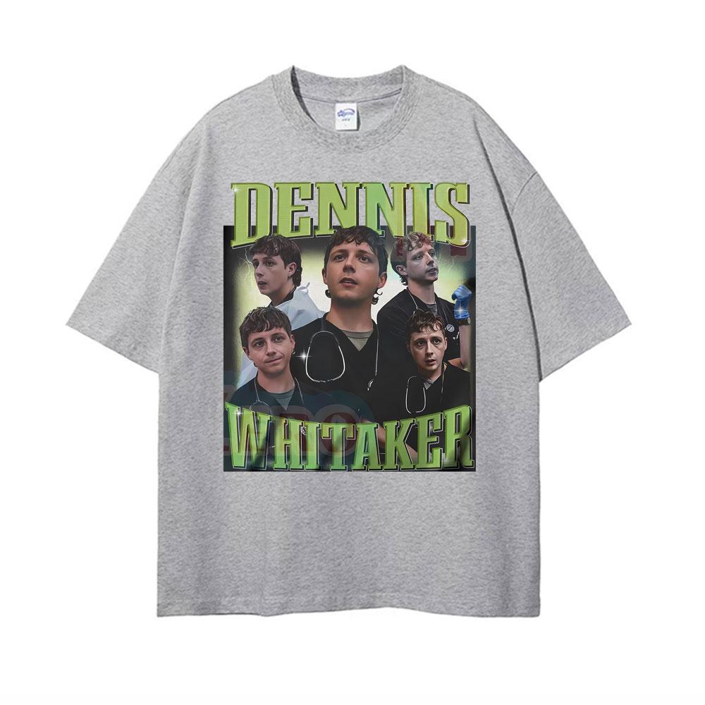 Dr Dennis Whitaker Unisex Print T Shirts Unisex Women Fashion Summer Short Sleeve T-shirt High Quality Oversized T Shirt Streetwear