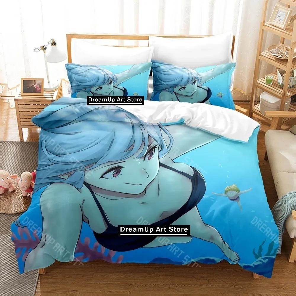 3D Print Chained Soldier Anime Bedding Set Single Twin Full Queen King Size Bed Set Adult Kid Bedroom Duvetcover Sets Anime Bed