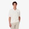 [Lacoste] Men's Rib-Knit Short Sleeve Cardigan AH457E-56GXFJ