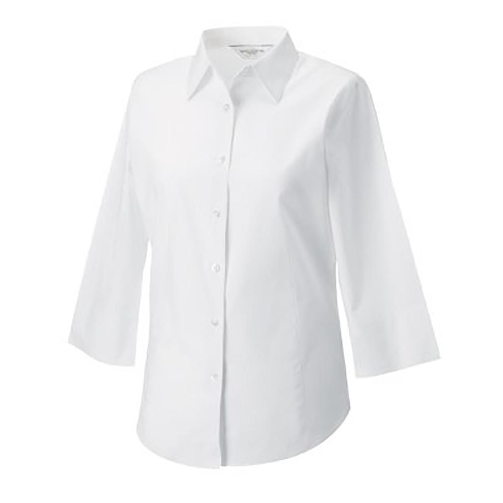 Russell Collection Ladies/Womens 3/4 Sleeve Easy Care Fitted Shirt