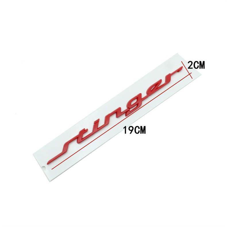 New Kia Stinger GT Line Emblems: Upgraded Rear and Modified KN Front with Rear Trunk Sticker.