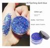 Specialized Makeup for Performances, Stage Makeup, Glitter and Rhinestone Face Gel, Hair and Eye Shadow, Sparkling Hair Glitter