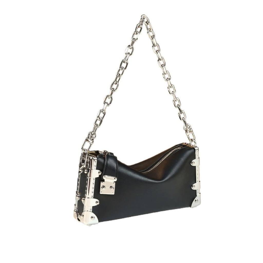 One Shoulder Underarm Bag, Leather Bag, Female Popular Women'S Chain, Soft Box, Messenger Bag Tide