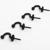 Alloy Hooks For Hanging Wall Hanger Hook With Screw Black White Colors Available Belt/Tie Hanger Organizer Kitchen Accessories