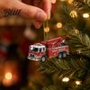 Vehicle Surprise Gift for Kids 24-Day Advent Calendar 2D Acrylic Trucks Vehicles Ornaments Novelty Theme Calendar Christmas Countdown Holiday