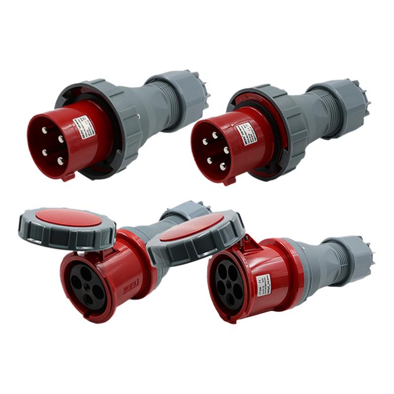 Weipu 125A 3-Pin IP67 Flush Mount Aviation Socket Connector, 380V